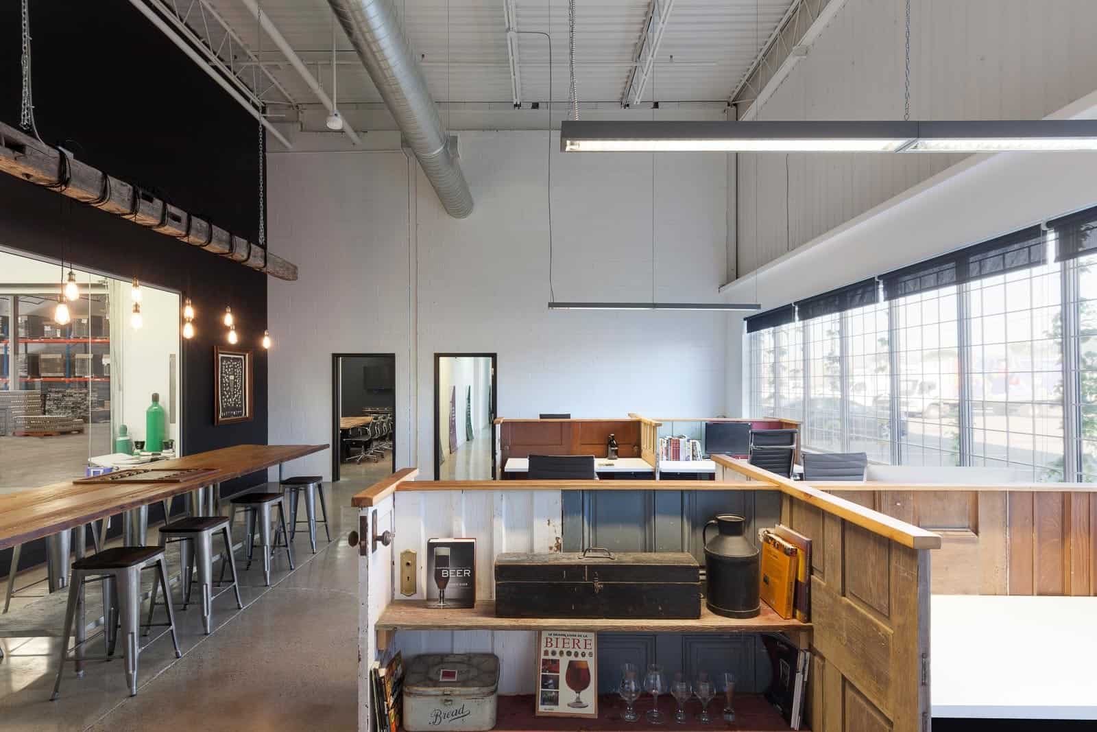 Construction d'une brasserie à Montréal