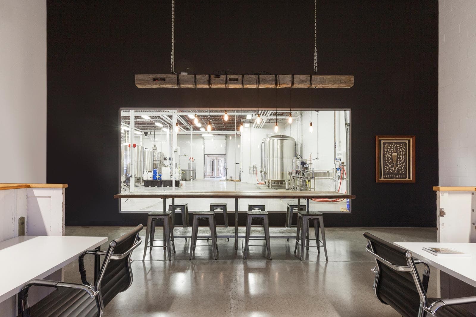 Construction d'une brasserie à Montréal