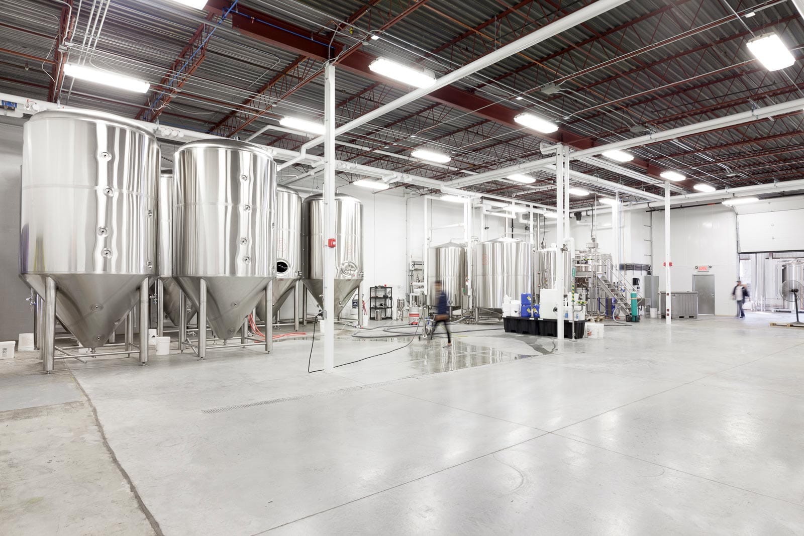 Construction d'une brasserie à Montréal